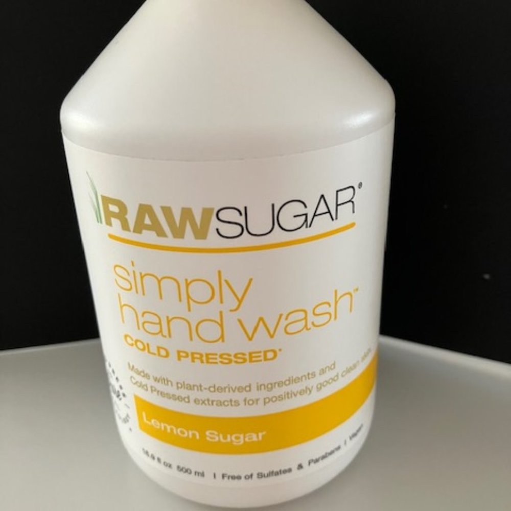 Raw Sugar Simply Hand Wash, Lemon Sugar Hand Soap, 16.9 fl oz